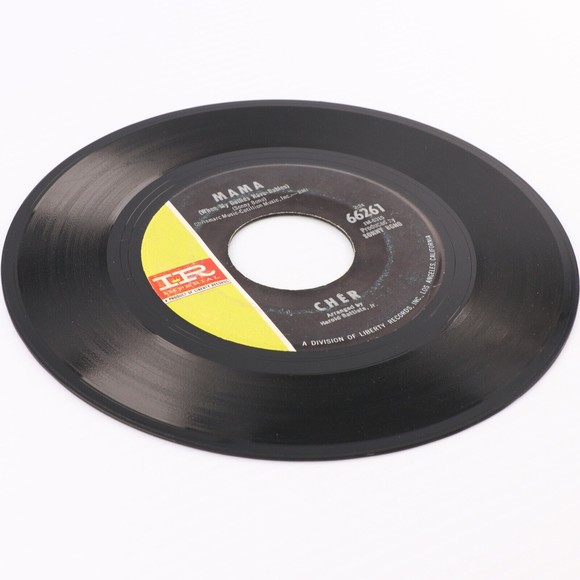Cher, You Better Sit Down Kids / Mama 1967 45 rpm 7" Single Record Monarch 66261 - Picture 3 of 8